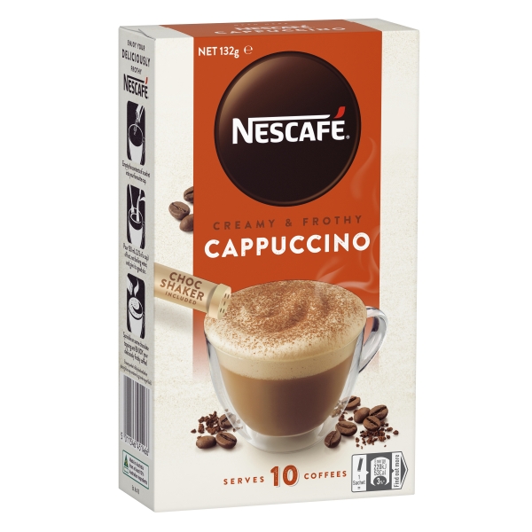 Nescafe Sachets Cappuccino 10 Pack