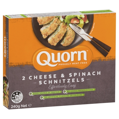 Quorn Schnitzels Cheese & Spinach 240g