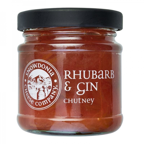 Snowdonia Cheese Company Chutney Rhubarb & Gin 114g