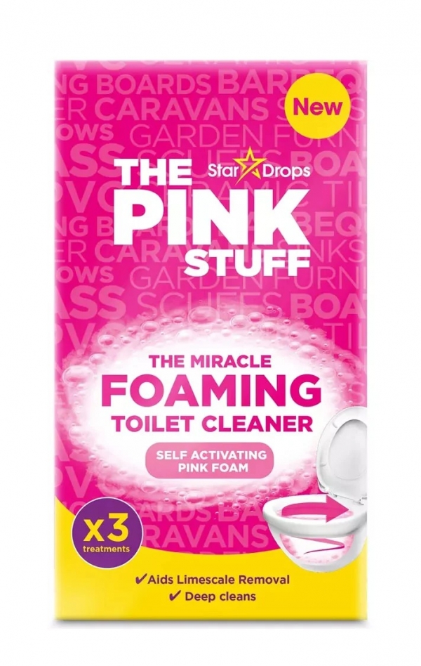 The Pink Stuff Foaming Toilet Cleaner 3 Pack