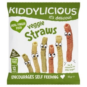 Kiddylicious Veggie Straws 12 months + 12g