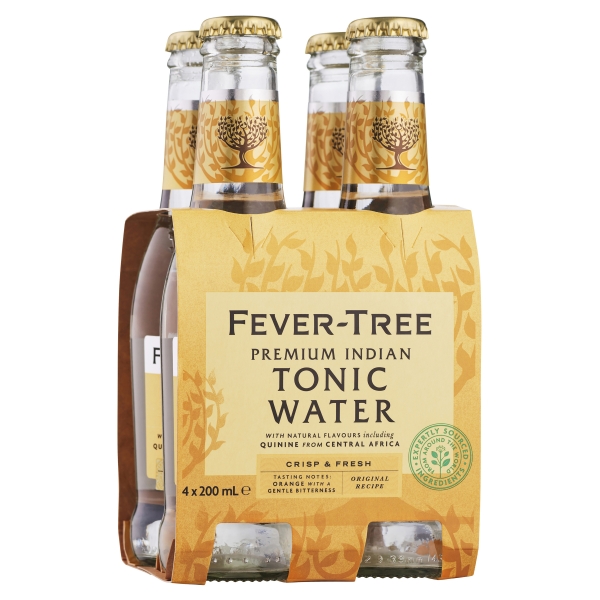 Fever Tree Tonic Water Indian 4 x 200ml