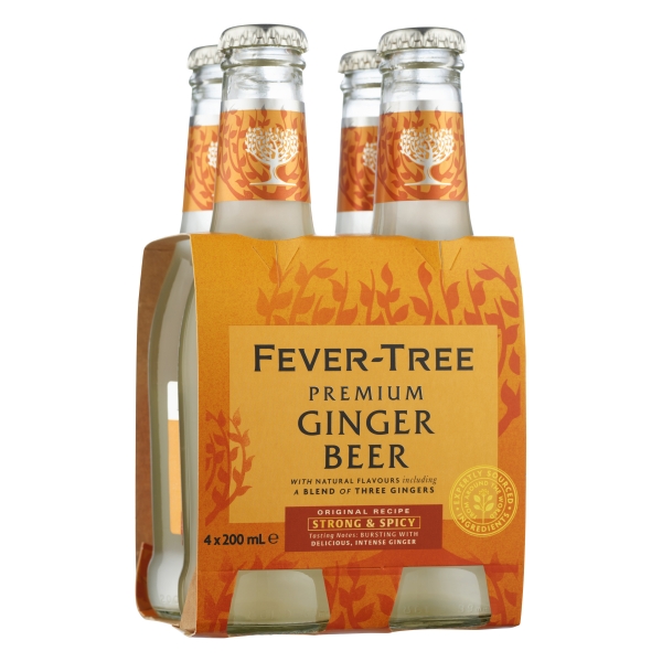 Fever Tree Ginger Beer 4 x 200ml