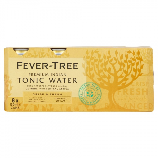 Fever Tree Indian Tonic Water 8 x 150ml