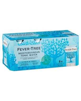 Fever Tree Mediterranean Tonic Water 8 x 150ml