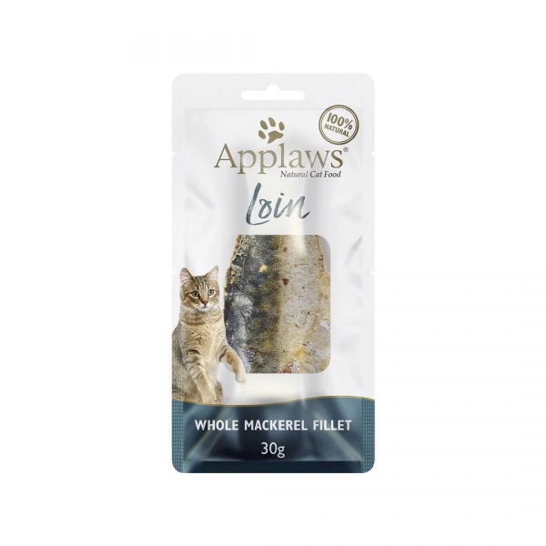 Applaws Cat Treats Whole Mackerel Loin 30g