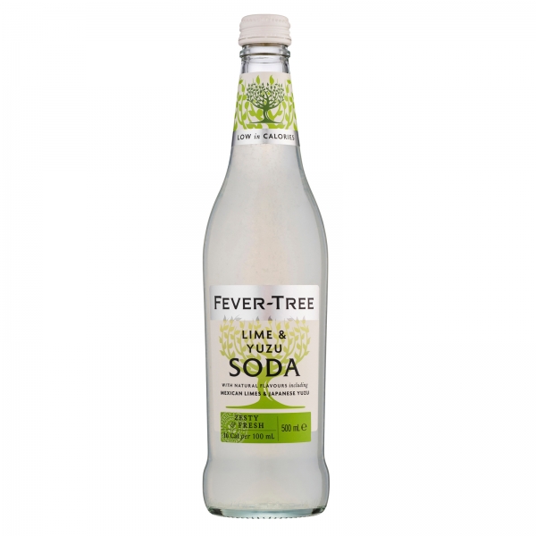 Fever Tree Soda Water Lime & Yuzu 500ml