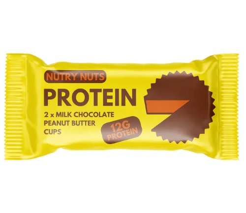 Nutry Nuts Protein Peanut Butter Cups Milk Chocolate 42g