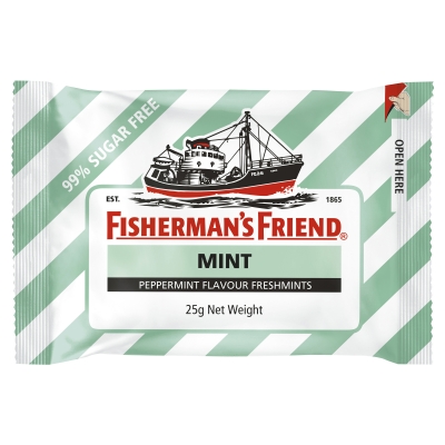 Fishermans Friend Mint Lozenges Sugar Free 25g