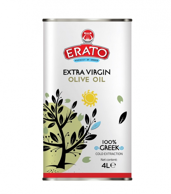 Erato Extra Virgin Olive Oil Tin 4lt