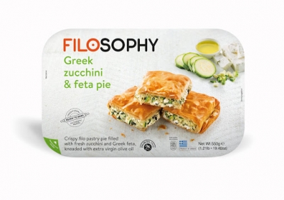 Filosophy Greek Leek & Feta Filo Pie 550g