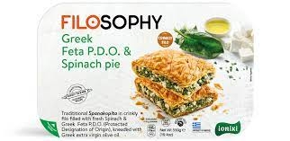 Filosophy Crinkle Filo Spinach Feta Pie 550g