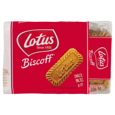 Lotus Biscoff Biscuits 8 Twin Packs 124g