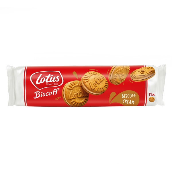 Lotus Biscoff Sandwich Biscuits Biscoff Cream 110g