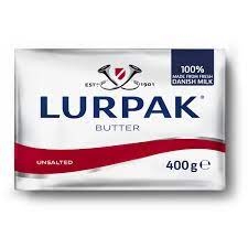 Lurpak Block Butter Unsalted 400g