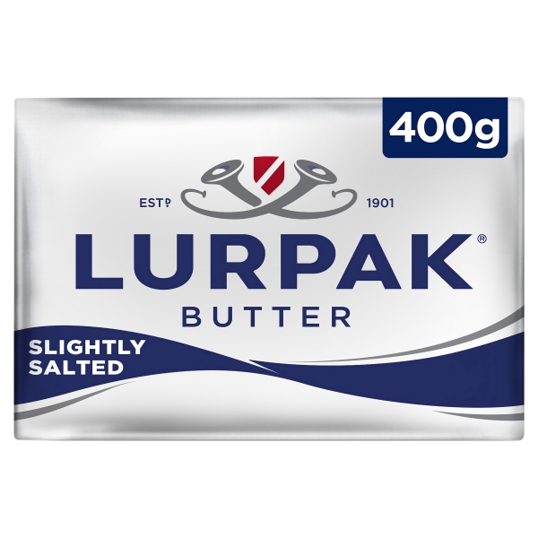 Lurpak Butter Pat Slightly Salted 400g