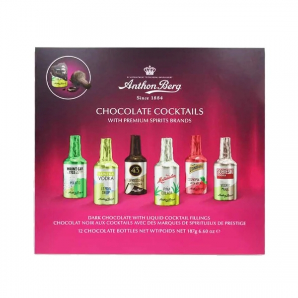 Anthon Berg Chocolate Cocktails 12 Pack 187g