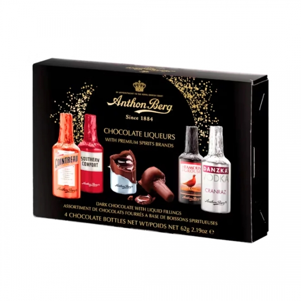 Anthon Berg Chocolate Liqueurs 4 Pack 62g