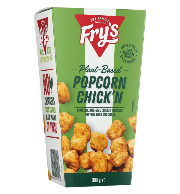 Fry's Plant Based Popcorn Chick'n 300g