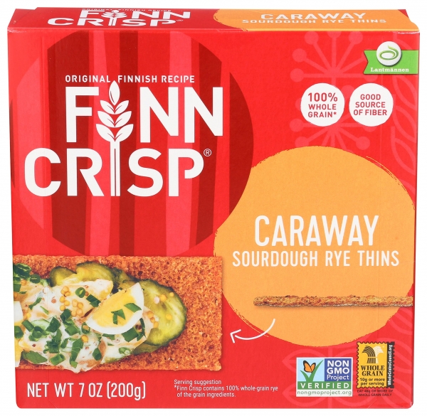 Finn Crisp Crispbread Caraway 200g