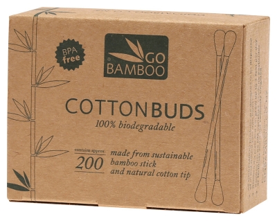 Go Bamboo Cotton Buds 200 Pack