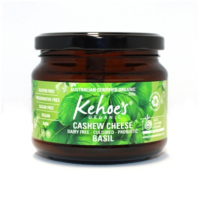 Kehoe's Kitchen Basil Cashew Cheese 250g