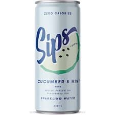 Sips Sugar Free Cucumber Mint 330ml