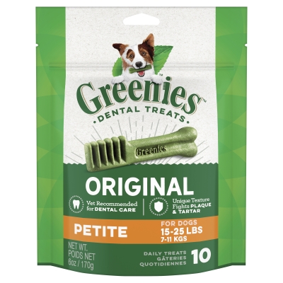 Greenies Dental Treats Petite Original 10 Pack 170g