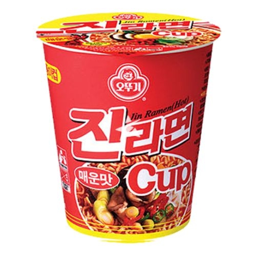 Ottogi Noodle Cup Jin Ramen Spicy 65g