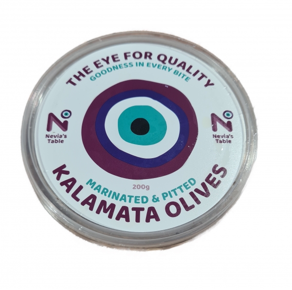 Nevia's Table Marinated Pitted Kalamata Olives 200g