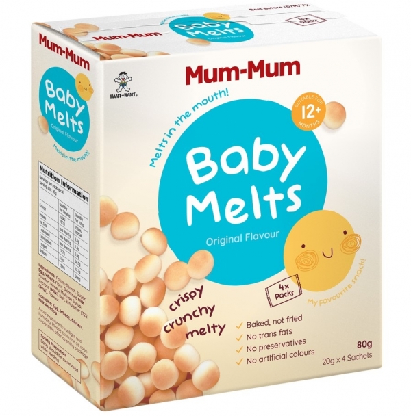 Mum-Mum Baby Melts 12+ Months Original 20 Pack 80g