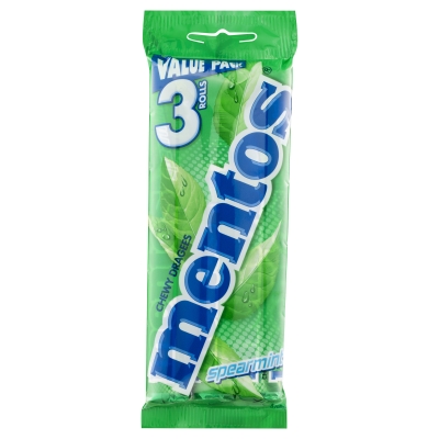 Mentos Spearmint 3 Pack 113g