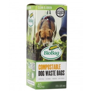 Biobag Dog Waste Bags on a Roll 40 Pack