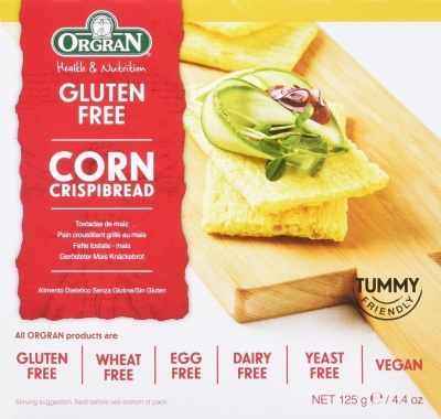 Orgran Gluten Free Crispibread Corn 125g