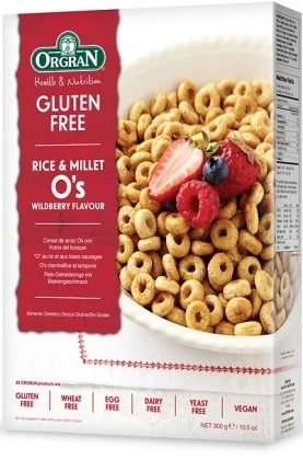 Orgran Rice O's Wildberry Gluten Free 300g