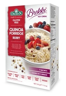 Orgran Quinoa Porridge Berry Gluten Free 210g