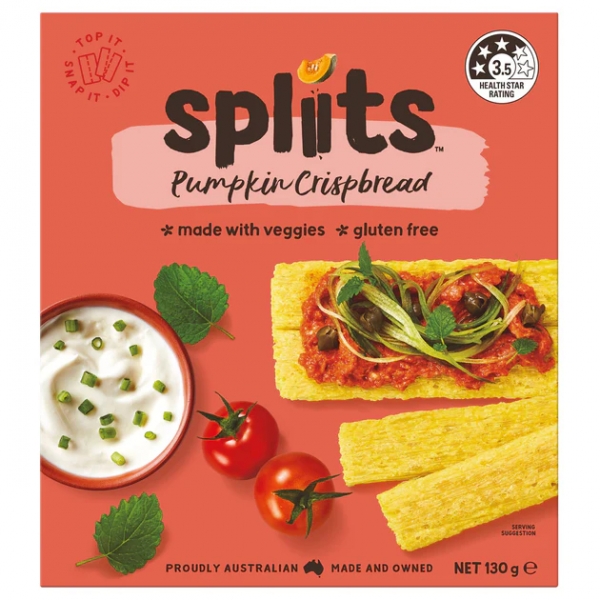 Spliits Crispbread Pumpkin 130g