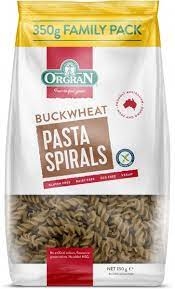 Orgran Pasta Spirals Buckwheat 350g