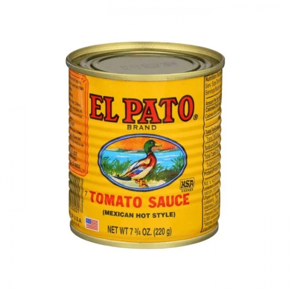 El Pato Tomato Sauce Mexican Hot Style Tin 220g