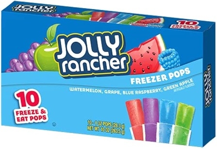 Jolly Rancher Freezer Pops 10 Pack 10 Pack 283.5g