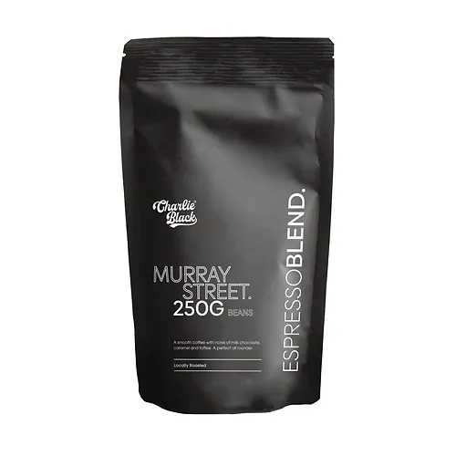 Charlie Black Coffee Beans Murray Street Espresso Blend 250g