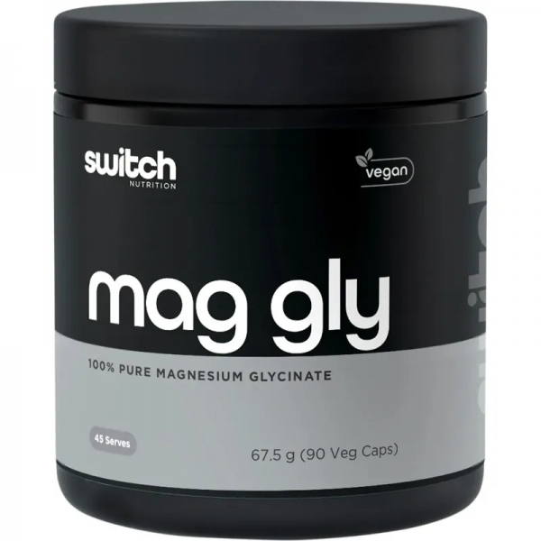 Switch Nutrition Magnesium GLY 100% Capsules 90 Pack