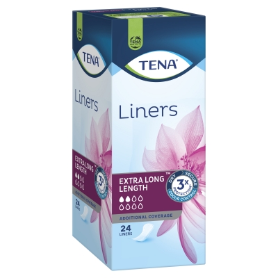 Tena Liners Extra Long 24 Pack