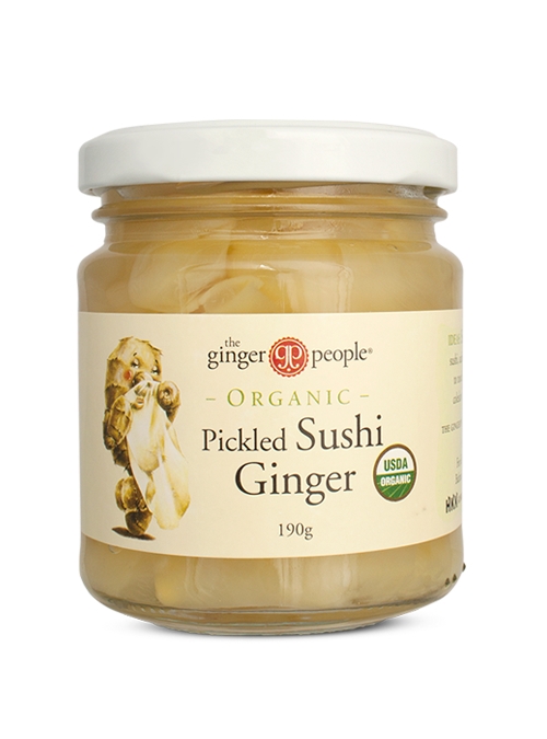 Ginger People Organic Pickled Sushi Ginger 190g