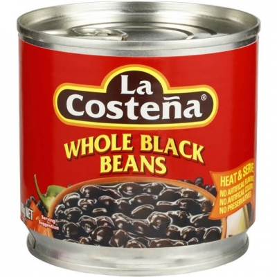 La Costena Whole Black Beans 400g