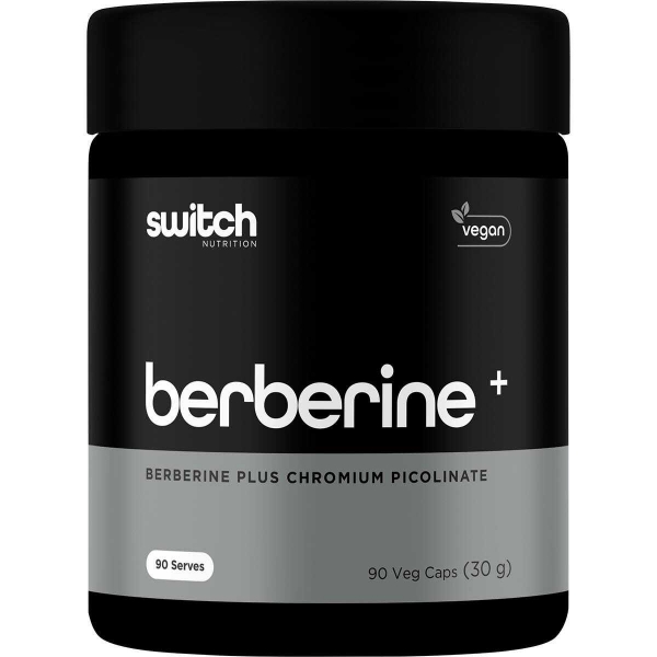 Switch Nutrition Berberine+ Plus Chromium Picolinate Capsules 90 Pack