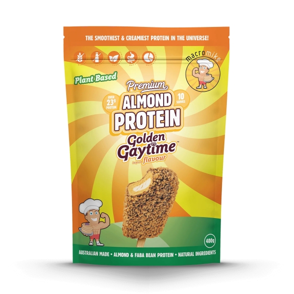 Macro Mike Premium Almond Protein Golden Gaytime 400g