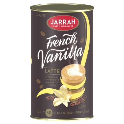 Jarrah Instant Coffee French Vanilla Latte 250g