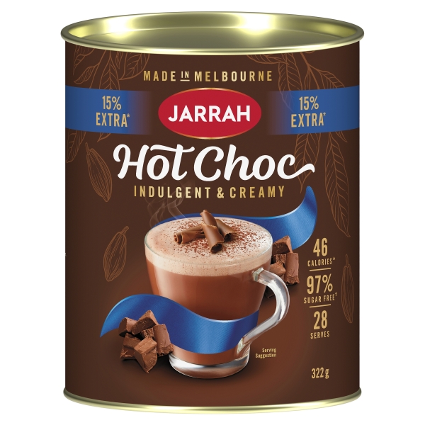 Jarrah Hot Chocolate Powder 322g