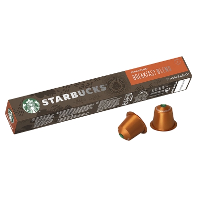 Starbucks Nespresso Capsules Breakfast Blend Medium 10 Pack